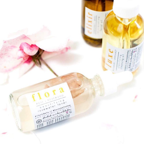  Flora Organic Rosewater Facial Toner - Honey Belle Gold Collection 2oz - Cleanse, Tighten, Tones & Rejuvenate | Stimulates Tissue-Regeneration to Help Prevent Wrinkles and Prematur