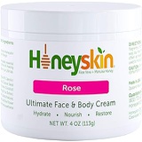 Honeyskin Natural Face and Body Moisturizing Skin Cream - with Manuka Honey and Coconut Oil - Anti Aging and Wrinkle - Hydrating Facial Moisturizer - Skin Firming and Tightening - Natural Ro