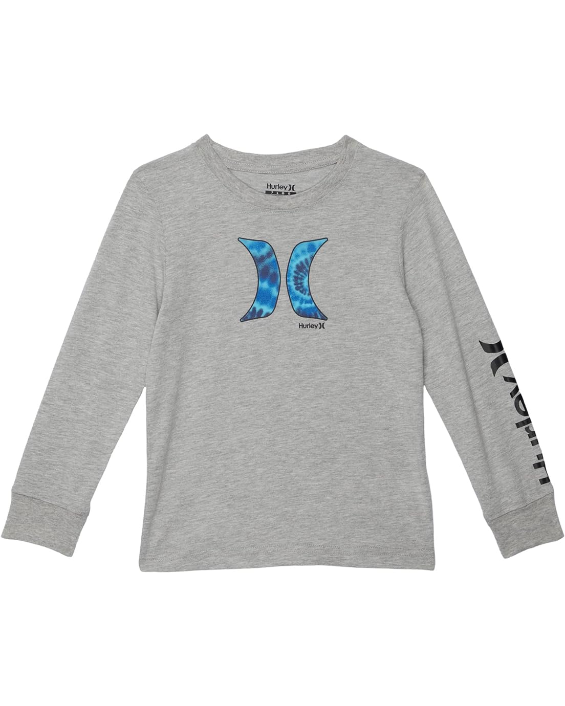 Hurley Kids Long Sleeve Graphic T-Shirt and Beanie Gift Set (Big Kids)