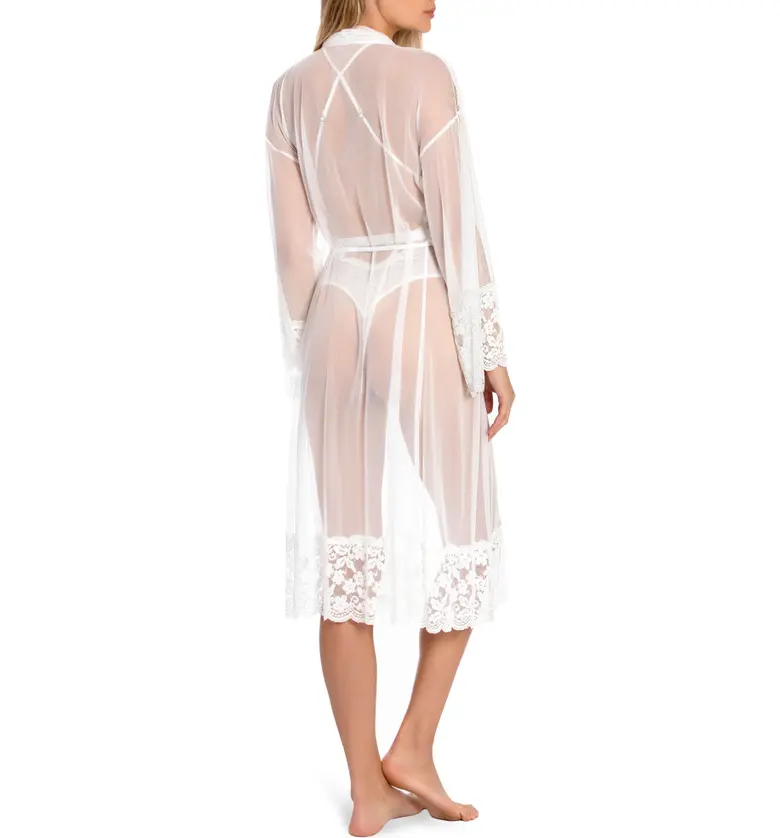 In Bloom by Jonquil Words of Love Lace & Mesh Robe_IVORY