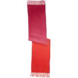 Isabel Marant Firna Ombre Alpaca Blend Scarf_PINK/ RED