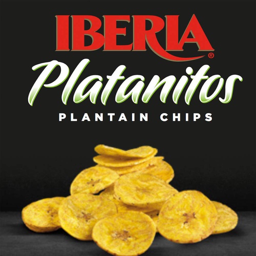  Iberia Plantain Chips Jar Lightly Salted, 28 Oz (1.75 lb), NON GMO, Gluten Free, Kosher