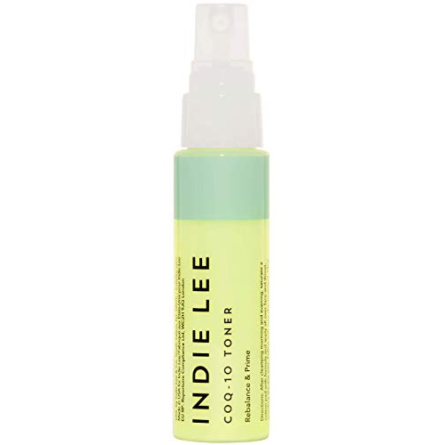  Indie Lee CoQ-10 Toner Mist - Balancing Priming Face Spray with Hyaluronic Acid, Aloe + Chamomile to Hydrate + Refresh Skin (1oz / 30ml)