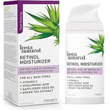 InstaNatural Retinol Moisturizer Anti Aging Night Face Cream - Face & Neck Wrinkle Lotion - Reduce Appearance of Wrinkles, Dark Circles, & Fine Lines - Vitamin C Hyaluronic Acid Co