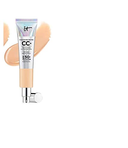  It Cosmetics CC + Full Coverage Cream 2.53 oz. Supersize Neutral Medium