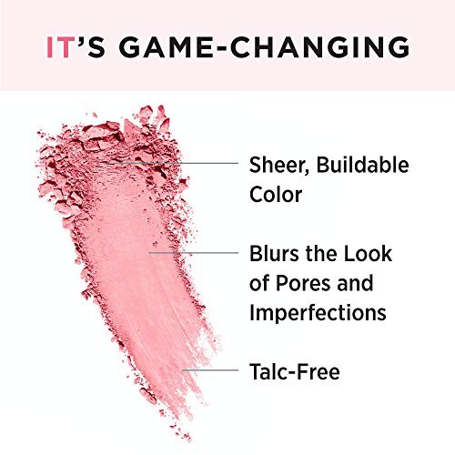  IT Cosmetics Bye Bye Pores Blush, Je Ne Sais Quoi - Sheer, Buildable Color - Diffuses the Look of Pores & Imperfections - With Silk, Hydrolyzed Collagen, Peptides & Antioxidants -