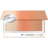 IT Cosmetics Confidence in Your Glow, Instant Nude Glow - Soft, Sheer, Naturally Pretty Glow - Infused with Vitamin C, Peptides & Collagen - Fresh Orange Scent - 0.52 oz