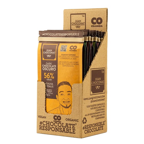  Juan Choconat Chocolate Bars | 8 VARIETY PACK | Premium Non-GMO Organic Dark Chocolate from Colombia -Gluten-Free, Natural, and Fair Trade Chocolate - Responsible Chocolate. 2.3 oz