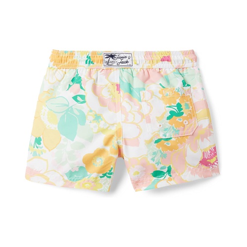 쟈니앤잭 Janie and Jack Printed Swim Shorts (Toddler/Little Kids/Big Kids)