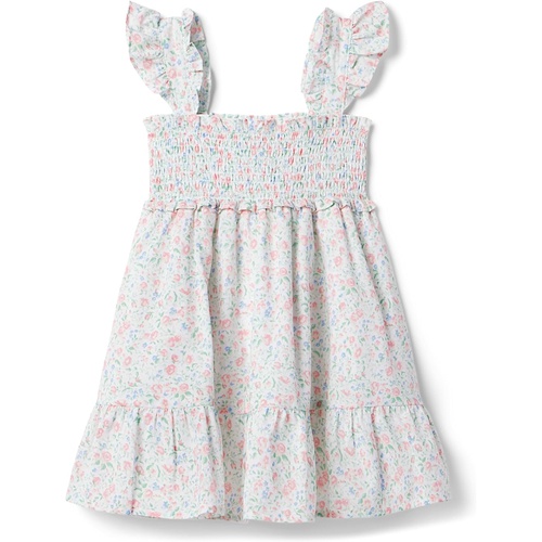 쟈니앤잭 Janie and Jack Smocked Floral Dress (Toddler/Little Kids/Big Kids)