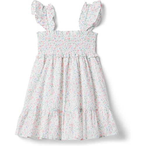 쟈니앤잭 Janie and Jack Smocked Floral Dress (Toddler/Little Kids/Big Kids)