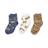 Jefferies Socks Construction Triple Treat 3-Pack (Infant/Toddler/Little Kid)