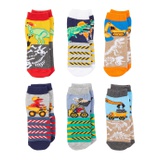 Jefferies Socks Dinosaur Construction Socks 6-Pack (Infant/Toddler/Little Kid/Big Kid)