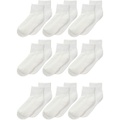 Jefferies Socks Seamless Sport Quarter Half Cushion 9-Pack (Infant/Toddler/Little Kid/Big Kid/Adult)