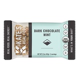 KATES Kate’s Real Food Organic Energy Bars, Non-GMO, All-Natural Ingredients, Gluten-Free and Soy-Free Healthy Snack with Natural Flavors, Dark Chocolate Mint (Pack of 6)