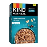 KIND Oatmeal, Dark Chocolate Almond, Gluten Free, Low Sugar, Individual Packets, 30 Count