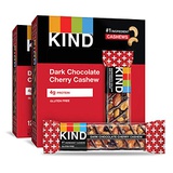 KIND Bars, Dark Chocolate Cherry Cashew + Antioxidants, Gluten Free, 1.4 Ounce (24 Count)