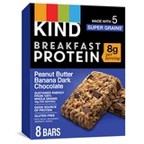 KIND Breakfast Protein Bars, Gluten Free, Non GMO, 1.76 Oz, Peanut Butter Banana, 32 Count