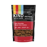 KIND Healthy Grains Clusters, Dark Chocolate Granola, 10g Protein, Gluten Free, Non GMO, 11 Ounce (Pack of 1)