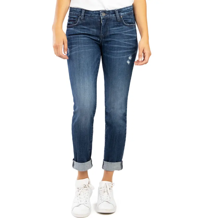 KUT from the Kloth Catherine Distressed Boyfriend Jeans_ACKNOWLEDGEMENT