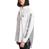 Karl Lagerfeld Paris Button-Down Taping Shirt