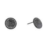 Karl Lagerfeld Paris Coin Logo Stud Earrings