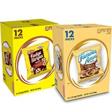 Keebler Fudge Stripes Minis & Famous Amos Cookies, Chocolate Chip, 24 Count