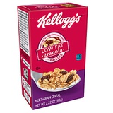 Kelloggs Breakfast Cereal, Low Fat Granola with Raisins, Low Fat, Good Source of Fiber, Single Serve, 2.2 oz Box(Pack of 70)