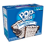 Kelloggs Pop-Tarts Breakfast Toaster Pastries, Frosted Cookies and Creme Flavored, 21.1 oz (12 Count)