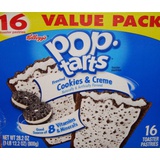 Kelloggs Pop-Tarts Frosted Cookies & Creme Toaster Pastries