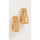Kenneth Jay Lane Row Beads Clip-On Earrings
