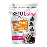 Keto Bstro - Instant Hot Cereal, Low Carb, Grain-Free Oatmeal Alternative, Coconut (Chocolate Almond, 10oz)