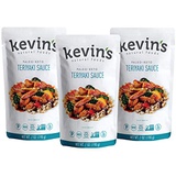 Kevins Natural Foods Teriyaki Sauce - Keto and Paleo Simmer Sauce - Stir-Fry Sauce, Gluten Free, No Preservatives, Non-GMO - 3 Pack (Teriyaki)