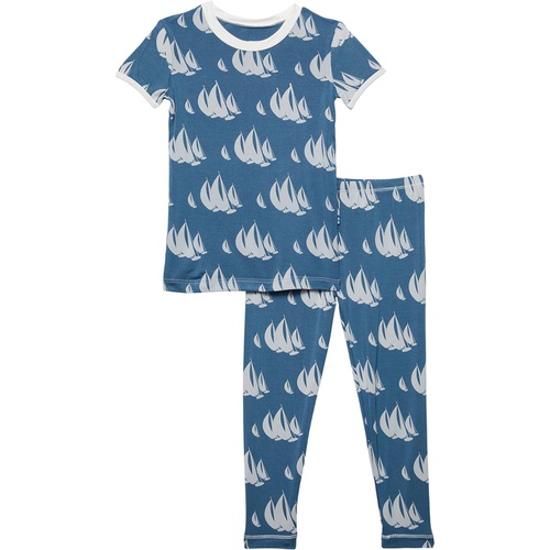  Kickee Pants Kids Short Sleeve Pajama Set (Toddler/Little Kids/Big Kids)
