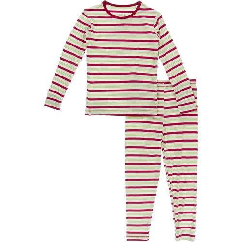  Kickee Pants Kids Long Sleeve Pajama Set (Infant)