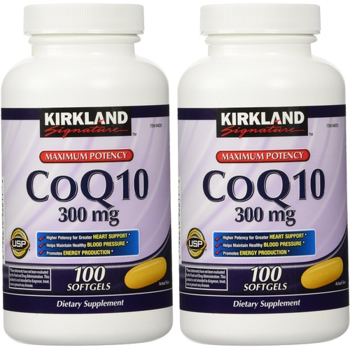  Kirkland Signature CoQ10 300 mg, 200 Softgels