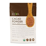Kiva Raw Organic Cacao Powder (Unsweetened Cocoa - Dark Chocolate Powder) / 1 POUND, Made from the BEST tasting PREMIUM Criollo Cacao Beans - KETO and PALEO Friendly