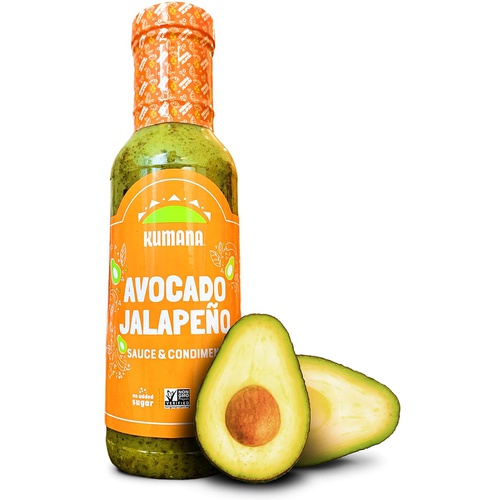  Kumana Avocado Hot Sauce. A Keto Friendly Hot Sauce made with Ripe Avocados, Mango and Habanero Peppers. Ketogenic & Paleo. Gluten Free, No Added Sugar & Low Carb. 13.1 Ounce Bottl