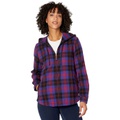 L.L.Bean Scotch Plaid Flannel Relaxed Fit Hoodie