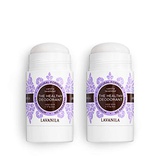 LAVANILA LABORATORIES Lavanila - The Healthy Deodorant 2 Pack. Aluminum-Free, Vegan, Clean, and Natural - Vanilla Lavender Set (Pack of 2, 2 oz Deodorants)