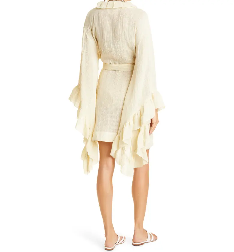  Lisa Marie Fernandez Anita Ruffle Linen Blend Cover-Up Robe_CCG CREAM CHIOS GAUZE