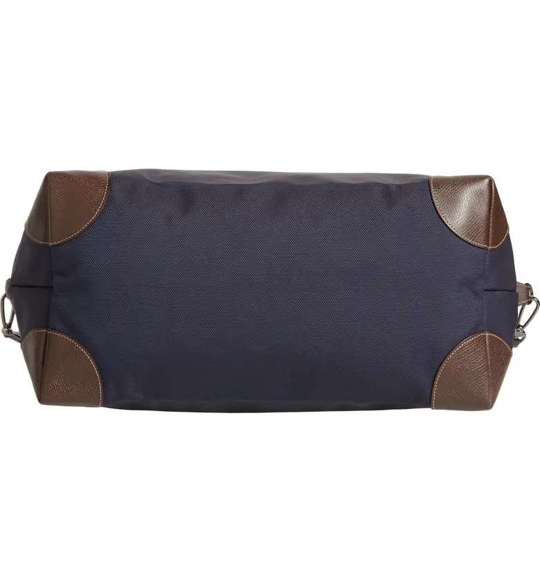  Longchamp Boxford Canvas & Leather Travel Bag_BLUE