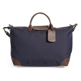 Longchamp Boxford Canvas & Leather Travel Bag_BLUE