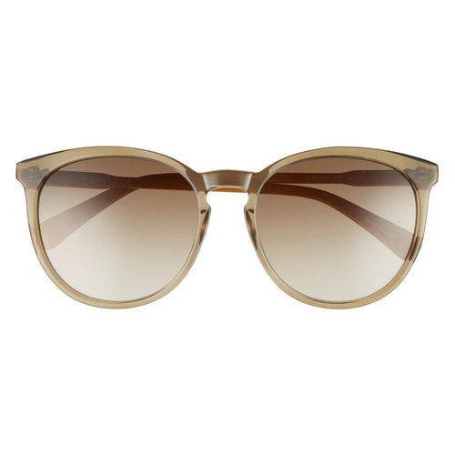  Longchamp 56mm Round Sunglasses_MILITARY/ OCHRE
