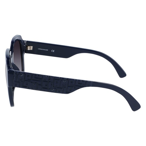  Longchamp Heritage 54mm Gradient Square Sunglasses_BLUE/ BLACK