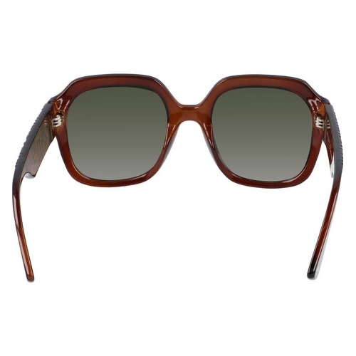  Longchamp Heritage 54mm Gradient Square Sunglasses_BROWN/ BLACK