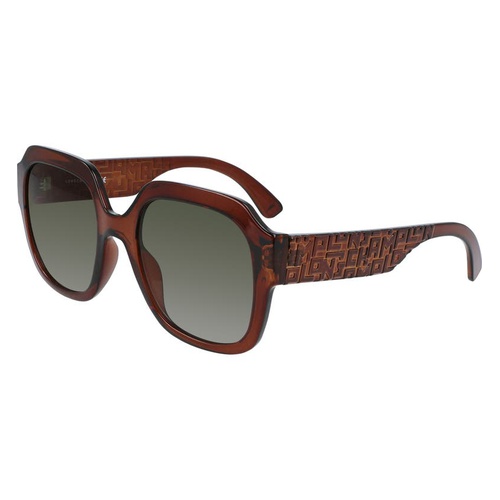  Longchamp Heritage 54mm Gradient Square Sunglasses_BROWN/ BLACK