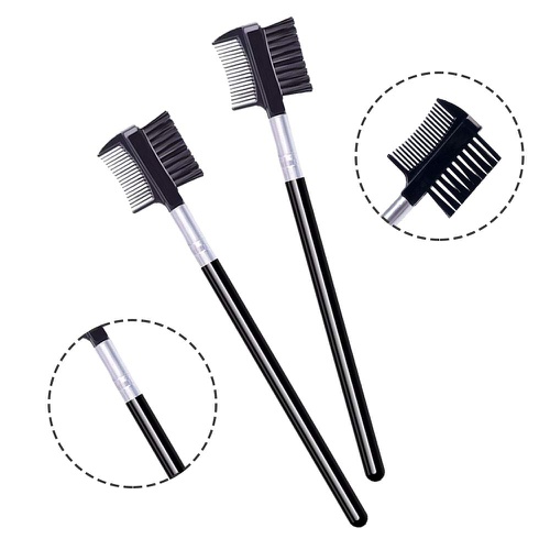  LOOKSEVEN 5 PCS Eyelash Comb and Eyebrow Brush Comb, Eyebrow Eyelash Brush Makeup Tool for Eyelashes extension