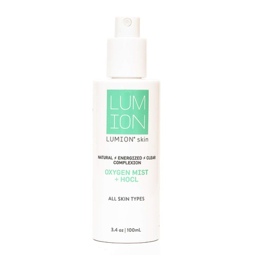  LUMIONskin Oxygen Mist for Hydrating and Cleansing Skin - Includes Hypochlorous Acid and Dead Sea Salt - Natural Face Mist for Daily Use - Ideal for All Skin Types - 3.4 fl oz / 10