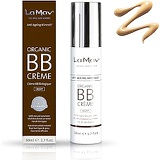 La Mav Organic BB Cream Light - All In One Organic Tinted Moisturizer, Foundation and Natural Tinted Sunscreen - Fresh and Flawless Skin Instantly - Very Fair Natural BB Cream for Light C